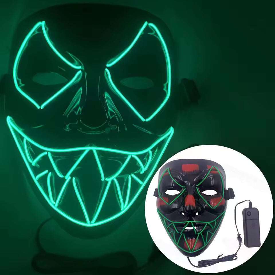 Glow In The Dark Halloween Mask