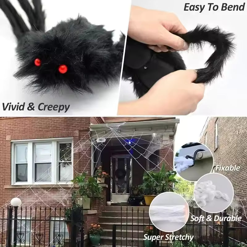 Cuddle Creeper Plush Spider
