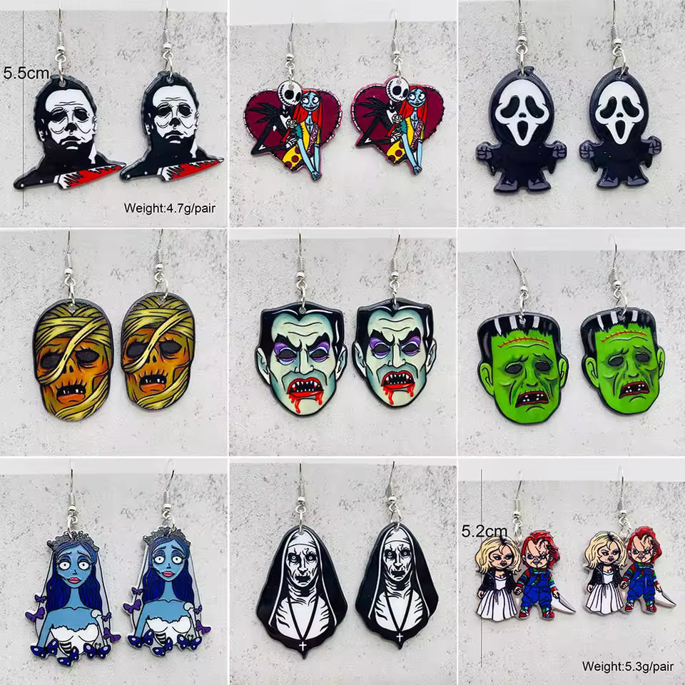 Scream & Sparkle Horror Earrings