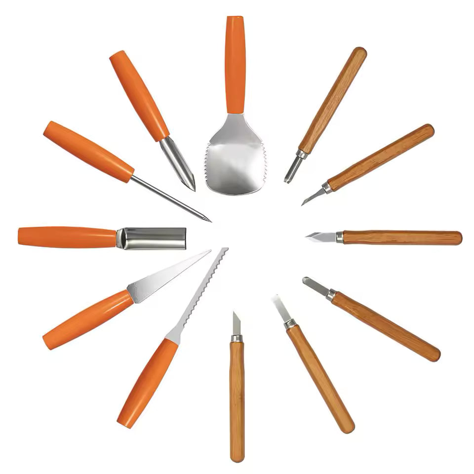 12pcs Halloween Pumpkin Carving Tool Set