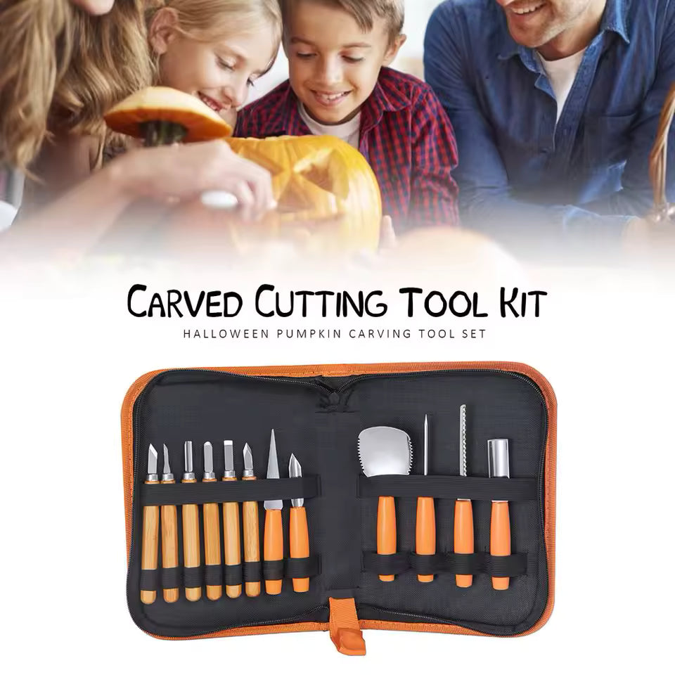 12pcs Halloween Pumpkin Carving Tool Set